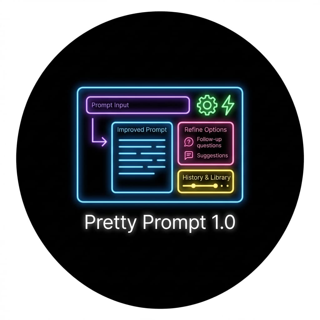 Pretty Prompt 1.0 Extension and Web App